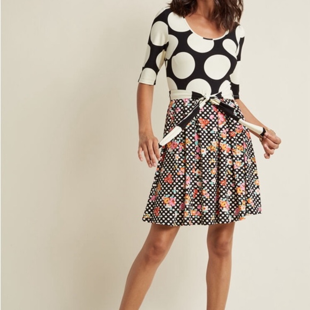 ModCloth Polka Dot Dress